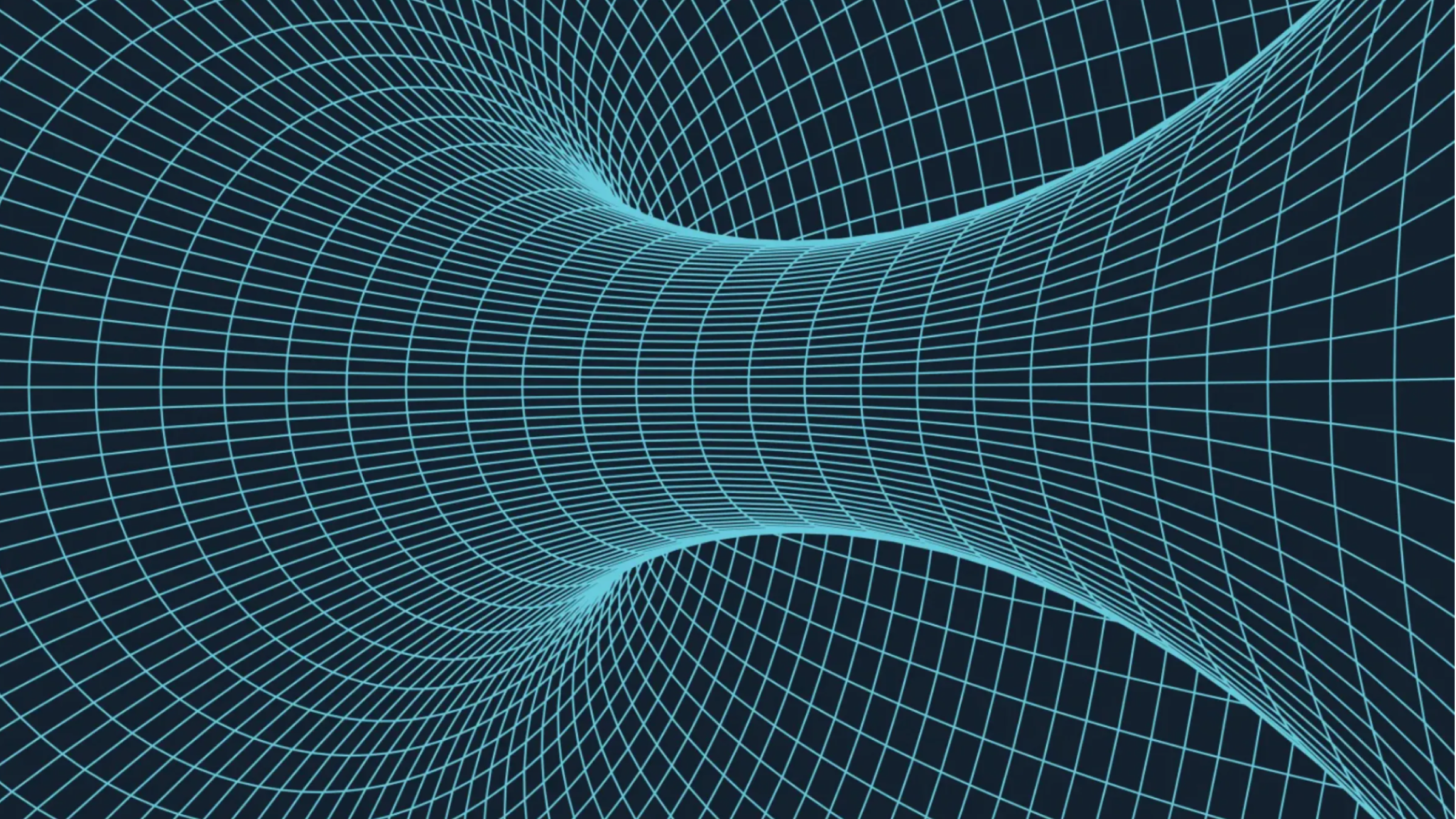 A graphic of a blue torus